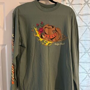 Teddy Fresh Green Shirt with Hat and Floral Design